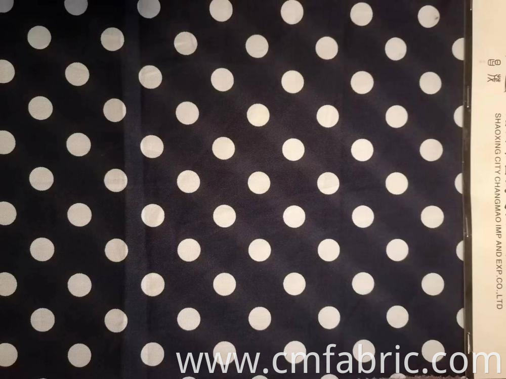 100% Cotton Twill Dot Printed Fabrics For Kids 